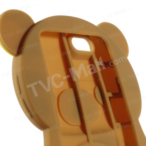 Rilakkuma Bear Silicon Shell for iPhone 6 / 6s 4.7 Inch - Brown-4