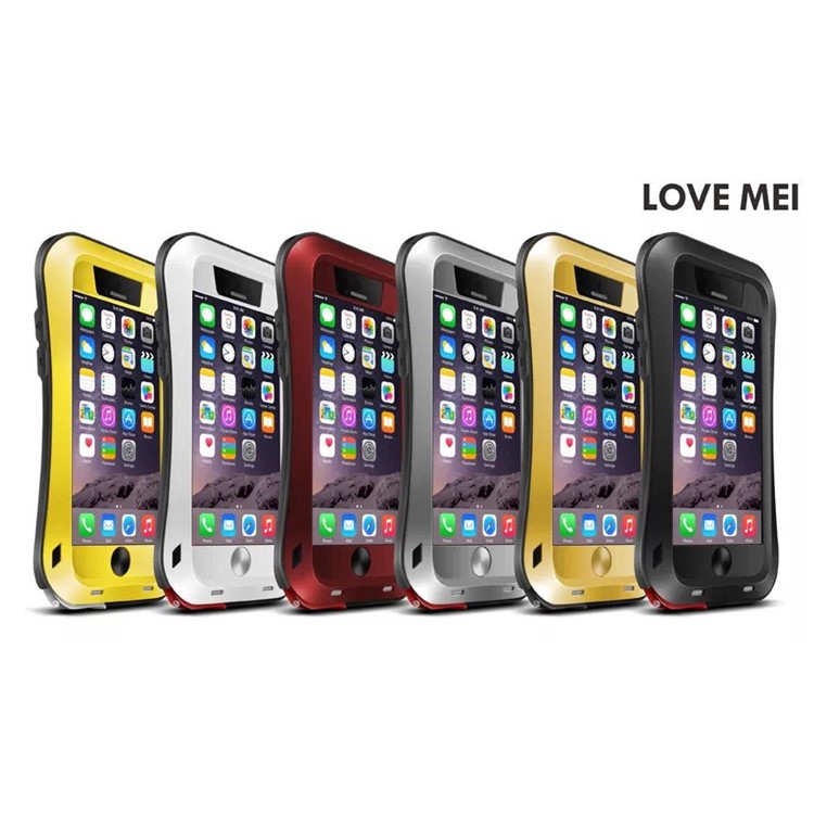 LOVE MEI Small Waist Dropproof Shockproof Dustproof Cover for iPhone 6 6s 4.7 - White-2