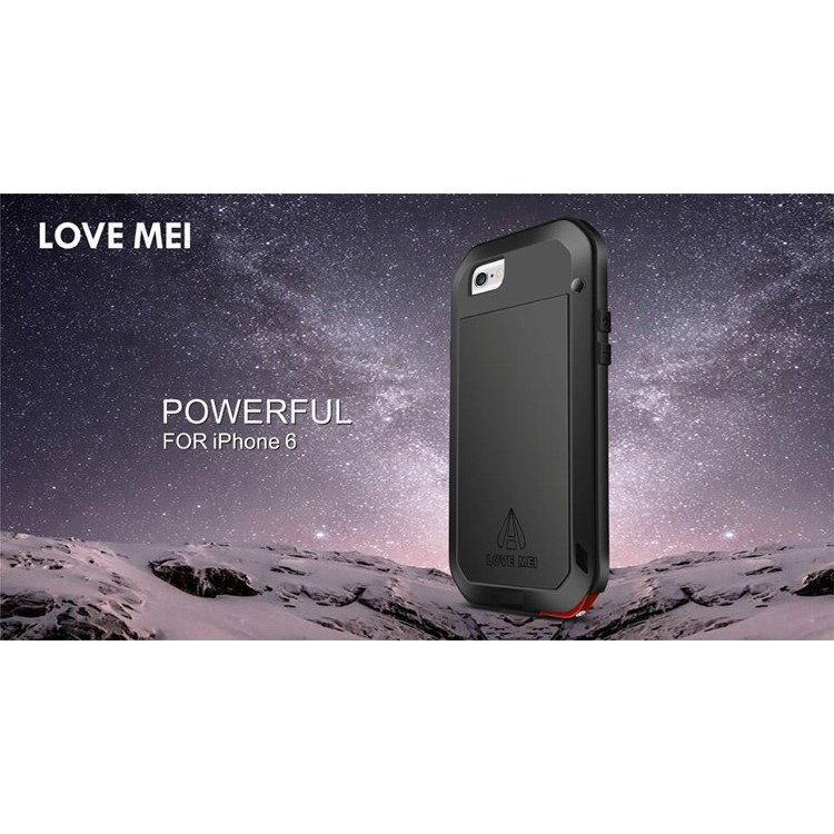 LOVE MEI Powerful Dropproof Shockproof Dustproof Case for iPhone 6 6s 4.7 - Black-13