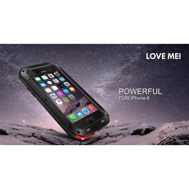 LOVE MEI Powerful Dropproof Shockproof Dustproof Case for iPhone 6 6s 4.7 - Black-14