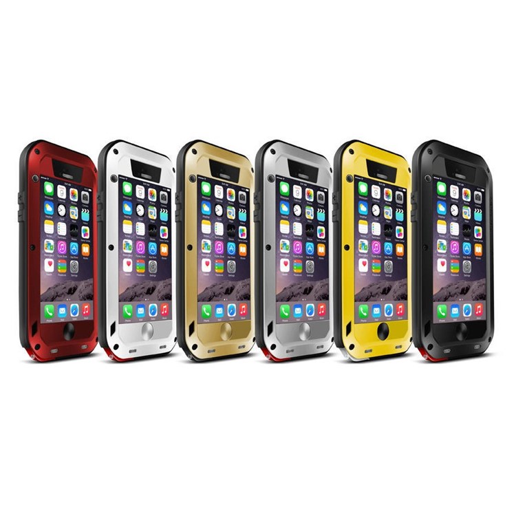 LOVE MEI Powerful Dropproof Shockproof Dustproof Case for iPhone 6 6s 4.7 - Black-16