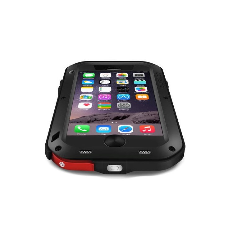 LOVE MEI Powerful Dropproof Shockproof Dustproof Case for iPhone 6 6s 4.7 - Black-2