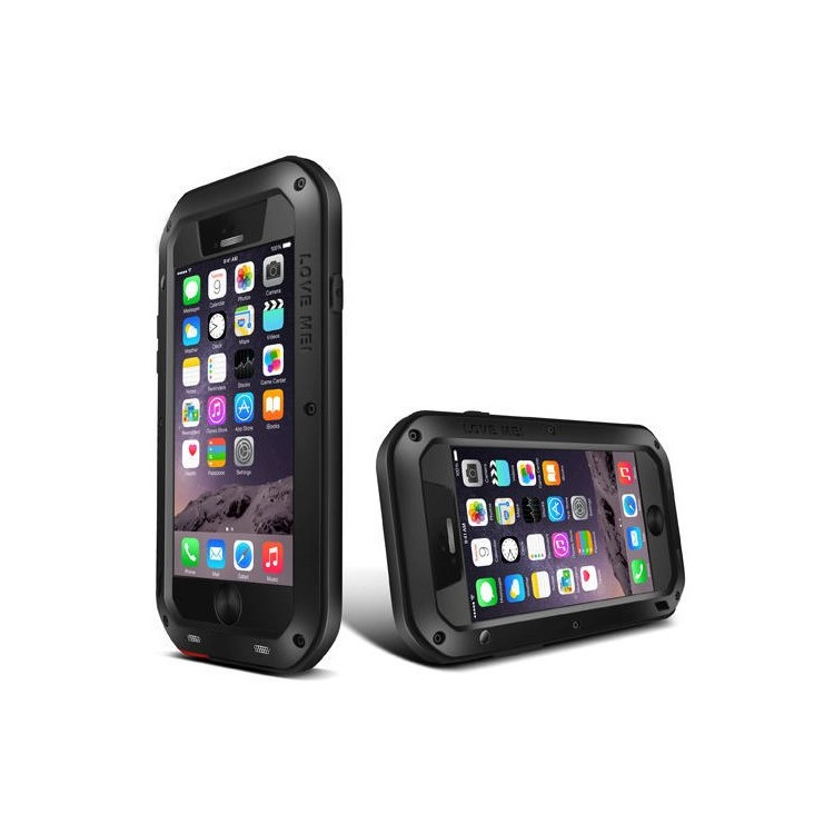 LOVE MEI Powerful Dropproof Shockproof Dustproof Case for iPhone 6 6s 4.7 - Black-6