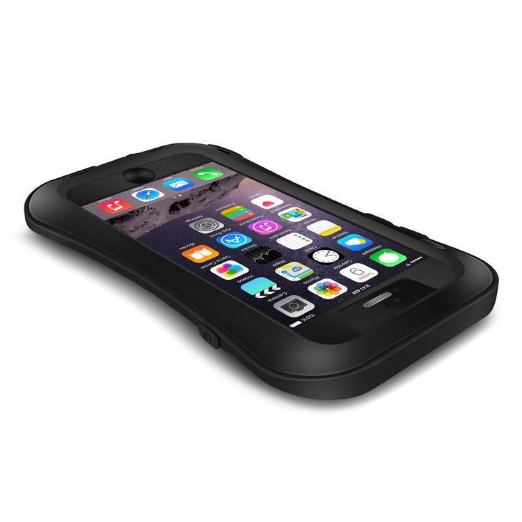 LOVE MEI for iPhone 6 Plus / 6s Plus Small Waist Dropproof Shockproof Dustproof Cover - Black-4