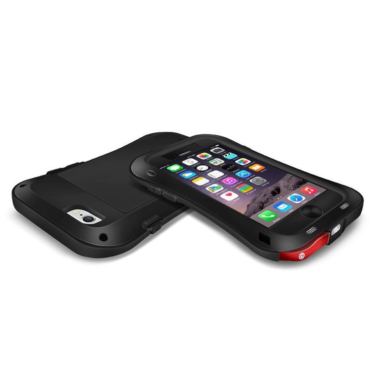 LOVE MEI for iPhone 6 Plus / 6s Plus Small Waist Dropproof Shockproof Dustproof Cover - Black-5