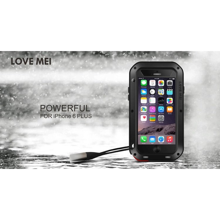 LOVE MEI Dropproof Shockproof Dustproof Case for iPhone 6 Plus / 6s Plus - Black-13