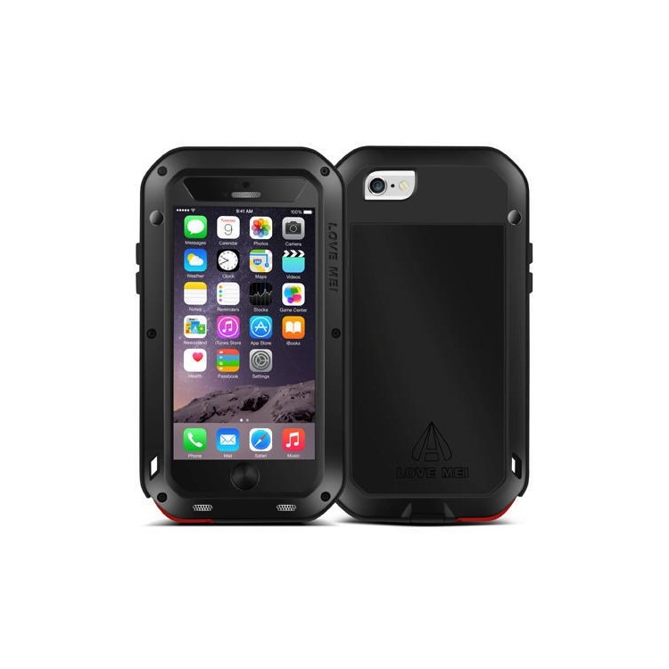 LOVE MEI Dropproof Shockproof Dustproof Case for iPhone 6 Plus / 6s Plus - Black-8