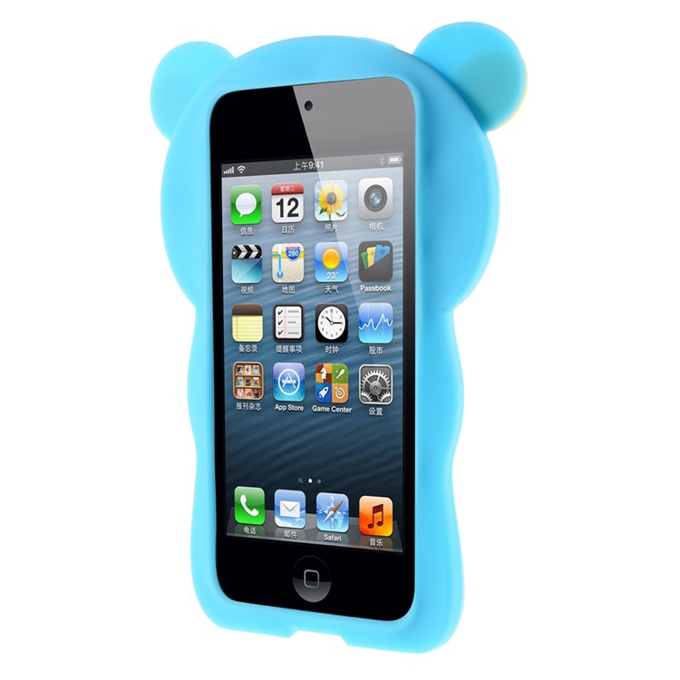 Rilakkuma Silicone Protective Shell for iPod Touch 6 / Touch 5 - Baby Blue-3