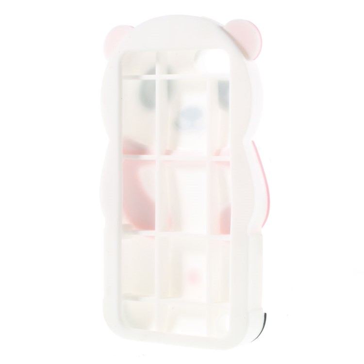 Cute 3D Panda Silicone Cover Case for iPod Touch 6 / Touch 5 - Pink-6