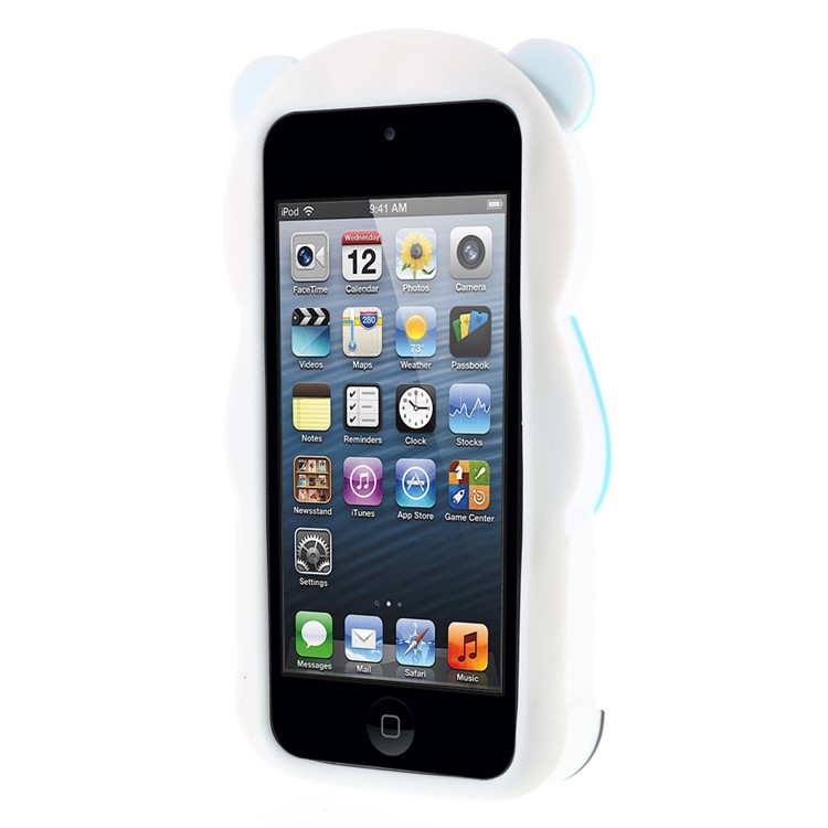 Cute 3D Panda Soft Silicone Cover for iPod Touch 6 / Touch 5 - Blue-2