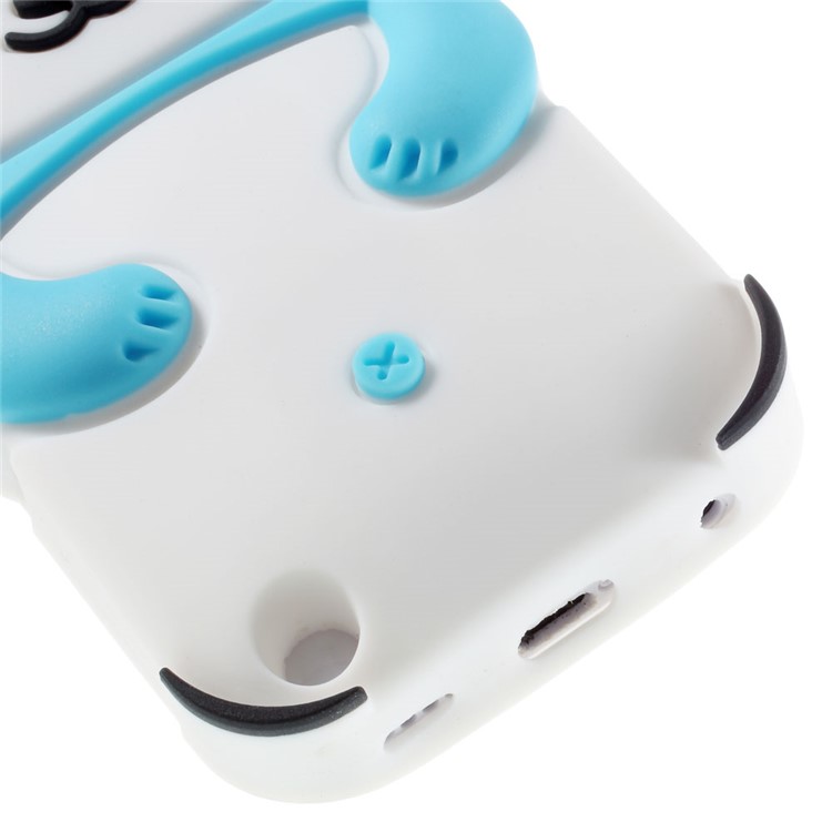 Cute 3D Panda Soft Silicone Cover for iPod Touch 6 / Touch 5 - Blue-5