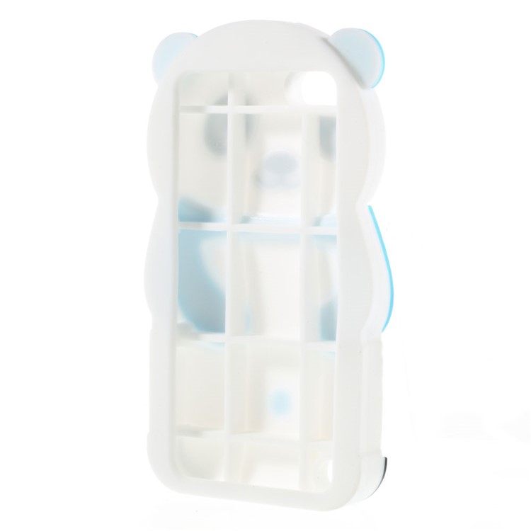 Cute 3D Panda Soft Silicone Cover for iPod Touch 6 / Touch 5 - Blue-6