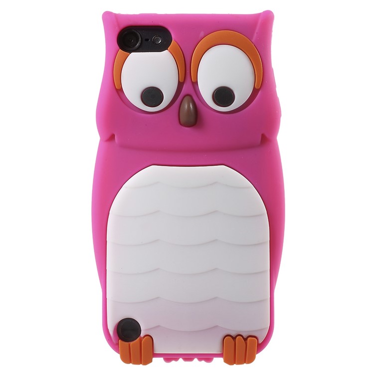 Owl Shape Silicone Protective Cover for iPod Touch 6 / Touch 5 - Rose-1