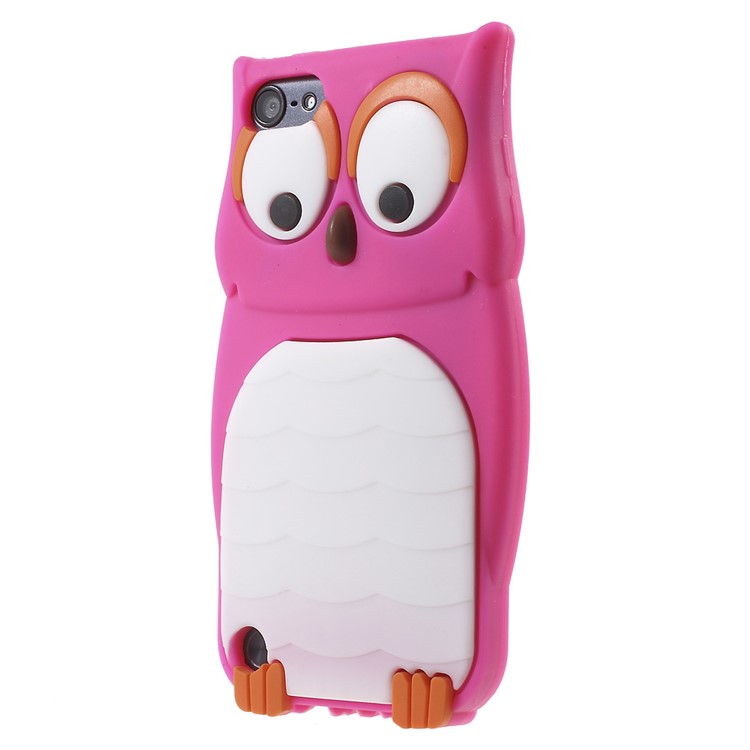 Owl Shape Silicone Protective Cover for iPod Touch 6 / Touch 5 - Rose-3
