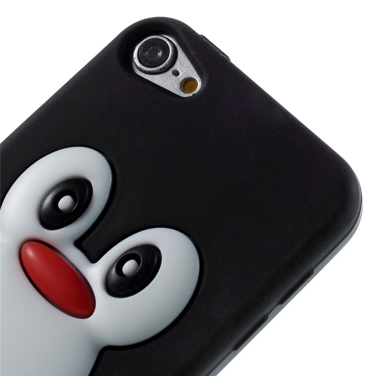 3D Penguin Silicone Case for iPod Touch 5 / Touch 6 - Black-4