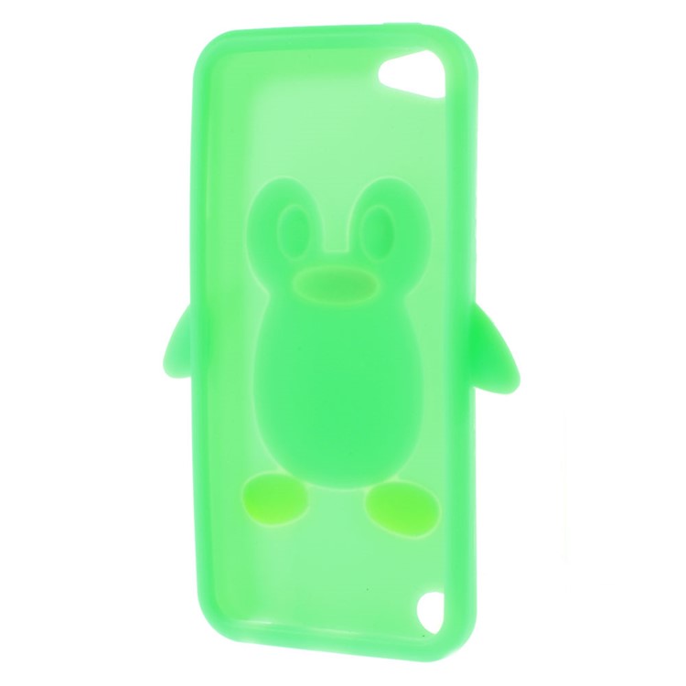 3D Penguin Silicone Cover for iPod Touch 5 / Touch 6 - Green-6