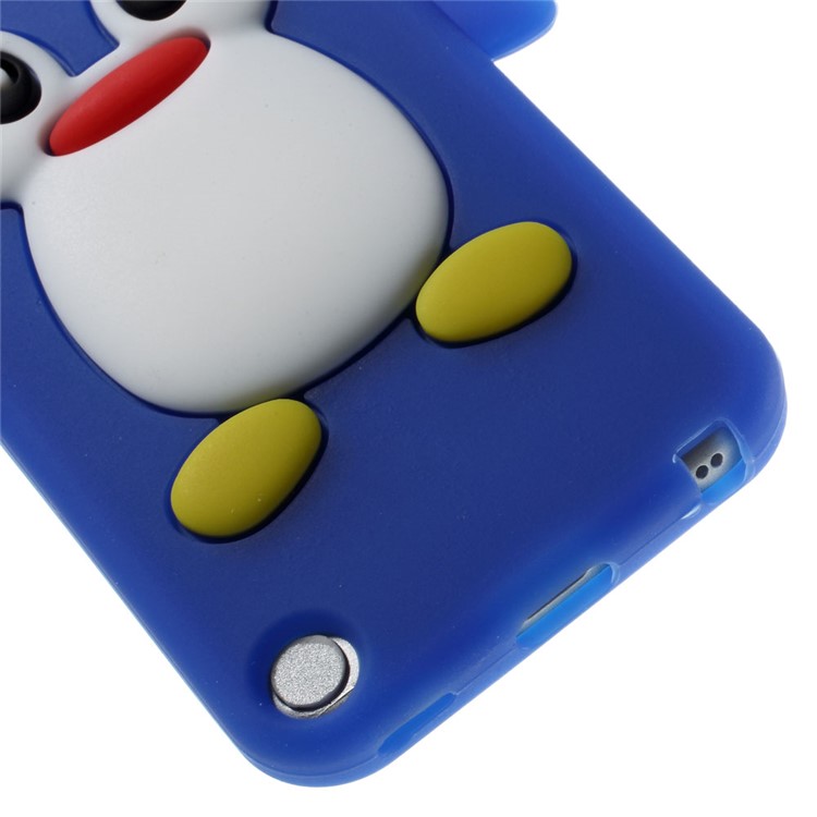 3D Penguin Silicone Cover for iPod Touch 5 / Touch 6 - Dark Blue-5