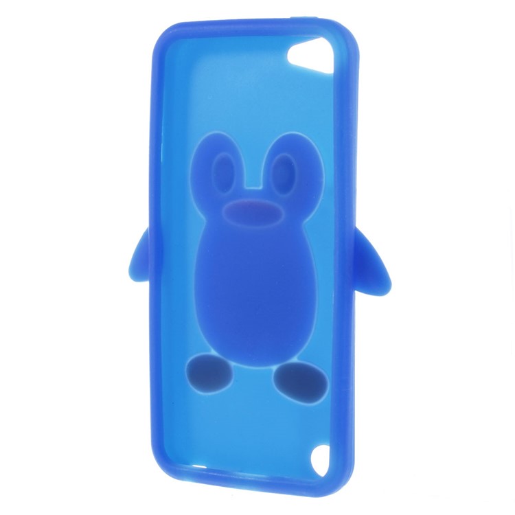 3D Penguin Silicone Cover for iPod Touch 5 / Touch 6 - Dark Blue-6