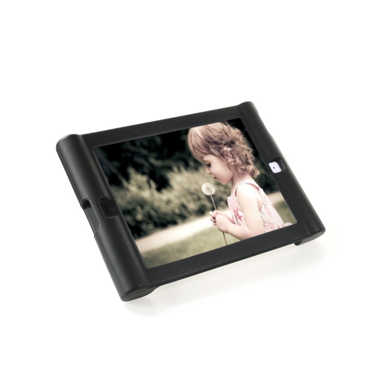 Shockproof Soft Silicone Case for iPad Mini 3 / 2 / 1 - Black-1