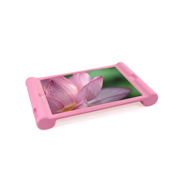 Shockproof Soft Silicone Cover for iPad Mini 3 / 2 / 1 - Pink-3