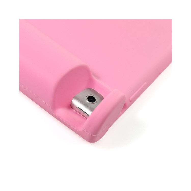 Shockproof Soft Silicone Cover for iPad Mini 3 / 2 / 1 - Pink-4