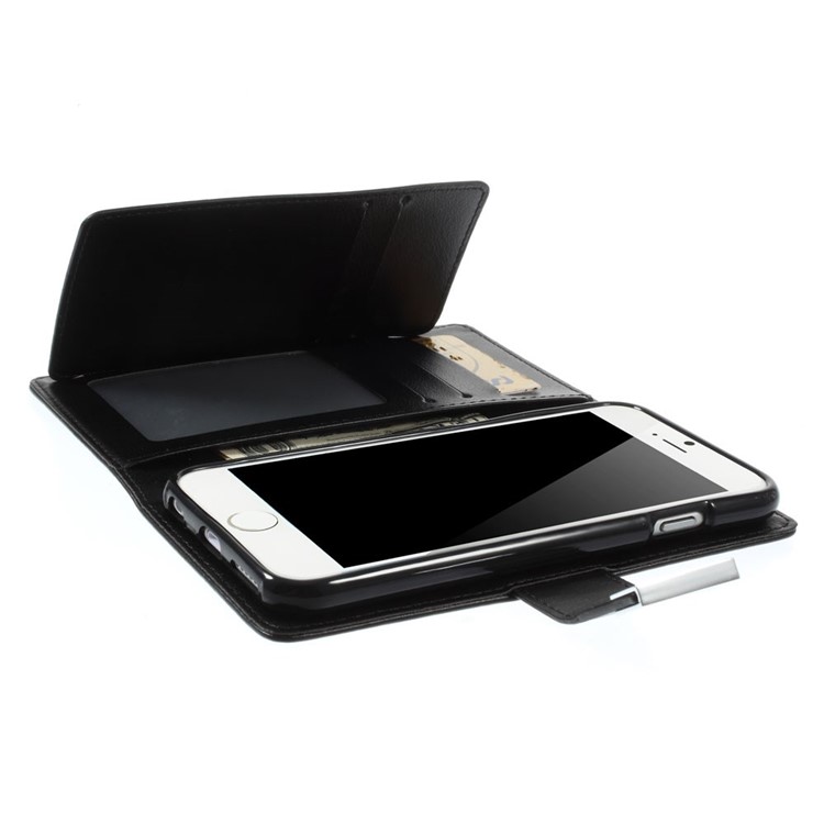Mercury GOOSPERY Rich Diary Wallet Leather Case for iPhone 6s 6 4.7 inch - Black-6