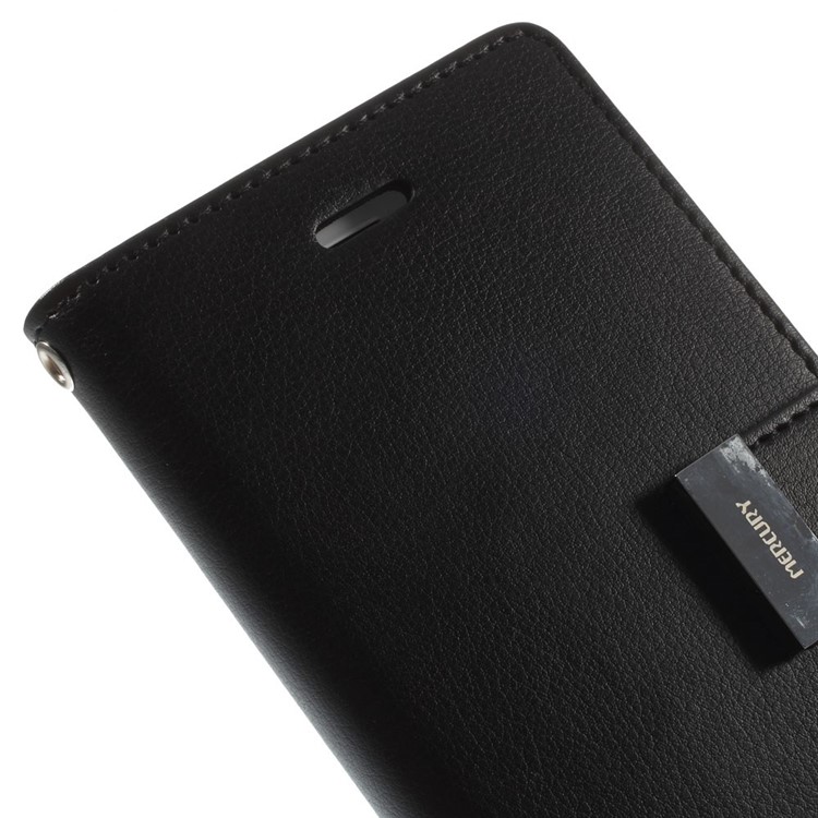 Mercury GOOSPERY Rich Diary Wallet Leather Case for iPhone 6s 6 4.7 inch - Black-8