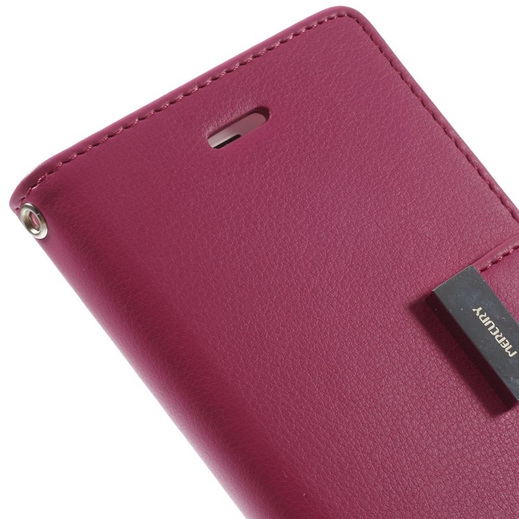 Mercury GOOSPERY Rich Diary Wallet Leather Cover for iPhone 6s / 6 4.7 inch - Rose-8