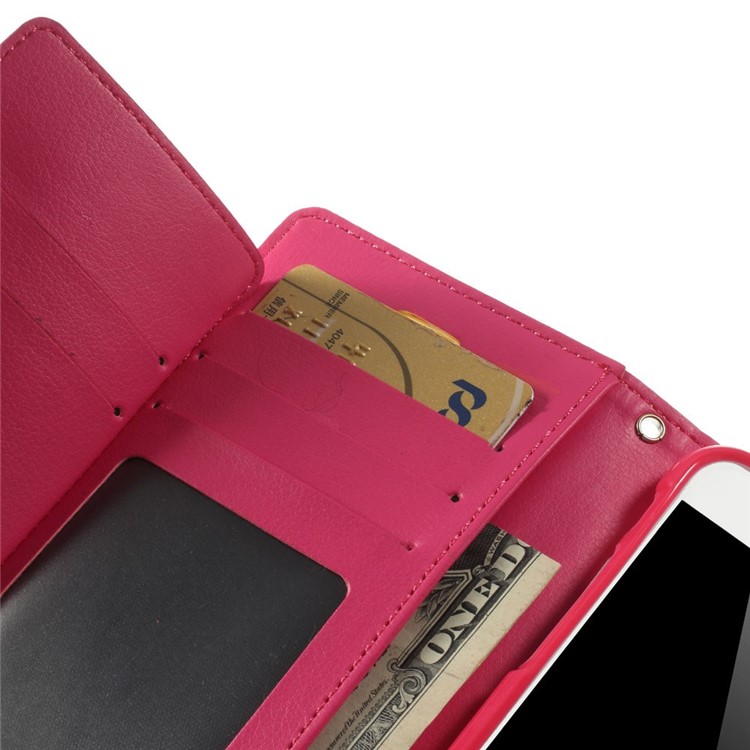 Mercury GOOSPERY Rich Diary Leather Wallet Cover for iPhone 6s 6 4.7 inch - Yellow-9