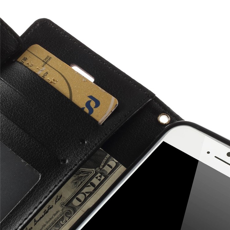 Mercury GOOSPERY Rich Diary Leather Magnetic Case for iPhone 6 6s 4.7 inch - Brown-8