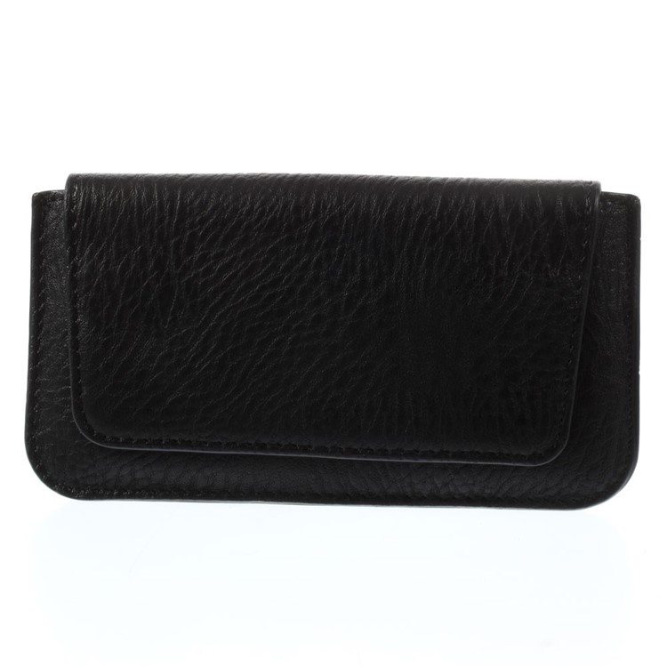 Black Elephant Skin Texture Leather Pouch Case w/ Belt Loop for iPhone 6s / 6 4.7 inch-3