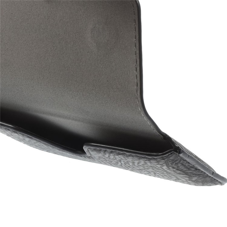 Black Elephant Skin Texture Leather Pouch Case w/ Belt Loop for iPhone 6s / 6 4.7 inch-6