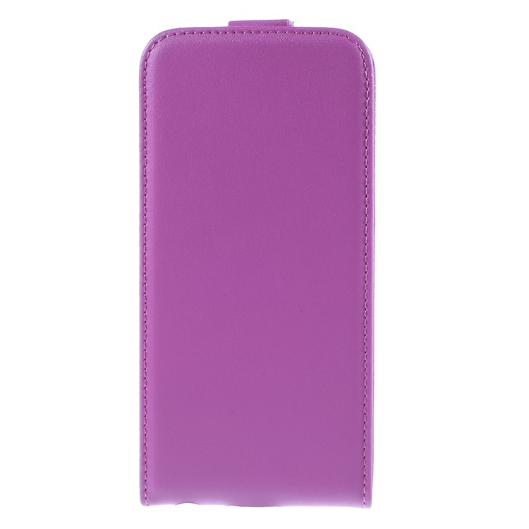 Genuine Split Leather Vertical Flip Case for iPhone 6s / 6 4.7-inch - Magenta-4