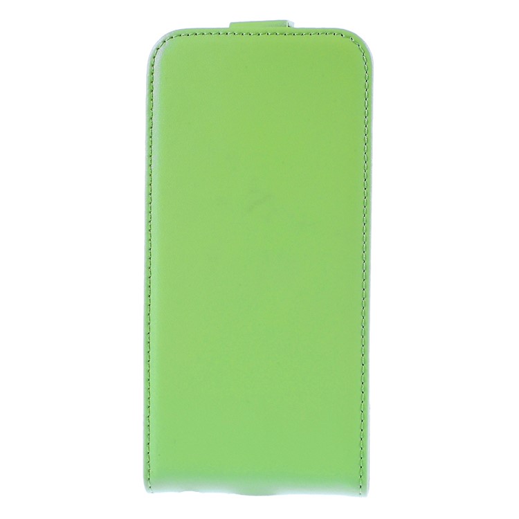 Genuine Split Leather Vertical Flip Shell for iPhone 6s / 6 4.7-inch - Green-4