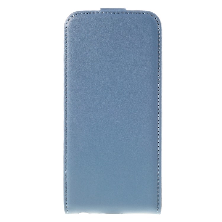 Genuine Split Leather Vertical Flip Shell for iPhone 6s / 6 4.7-inch - Blue-4
