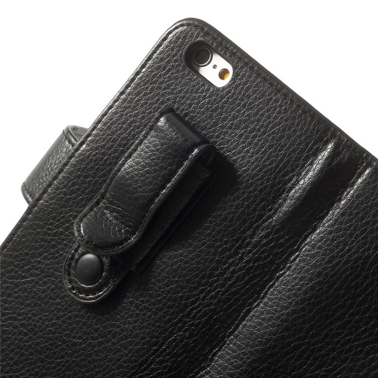 Lychee Texture Belt Clip Leather Wallet Case for iPhone 6s 6 4.7 inch-4