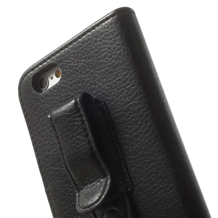 Lychee Texture Belt Clip Leather Wallet Case for iPhone 6s 6 4.7 inch-7
