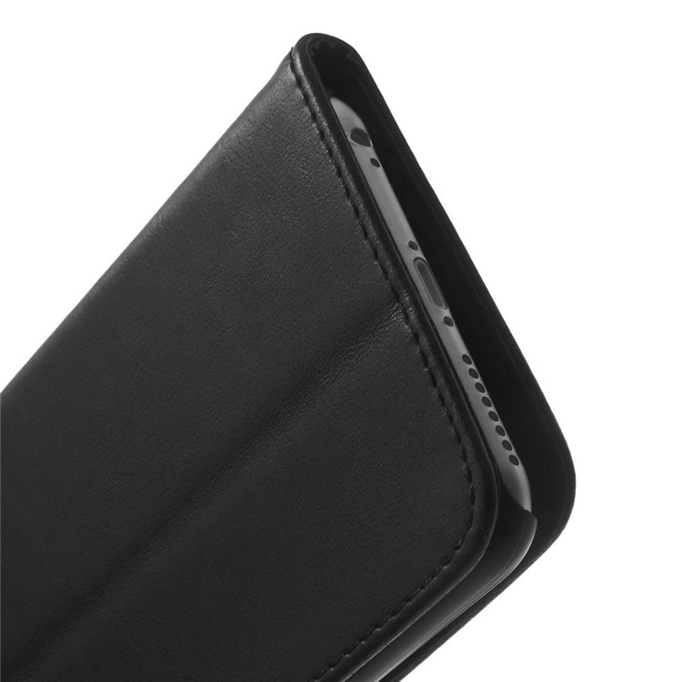 Retro Style Leather Wallet Bracket Case for iPhone 6s Plus / 6 Plus 5.5 inch - Black-10