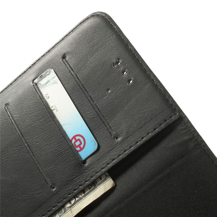 Retro Style Leather Wallet Bracket Case for iPhone 6s Plus / 6 Plus 5.5 inch - Black-6