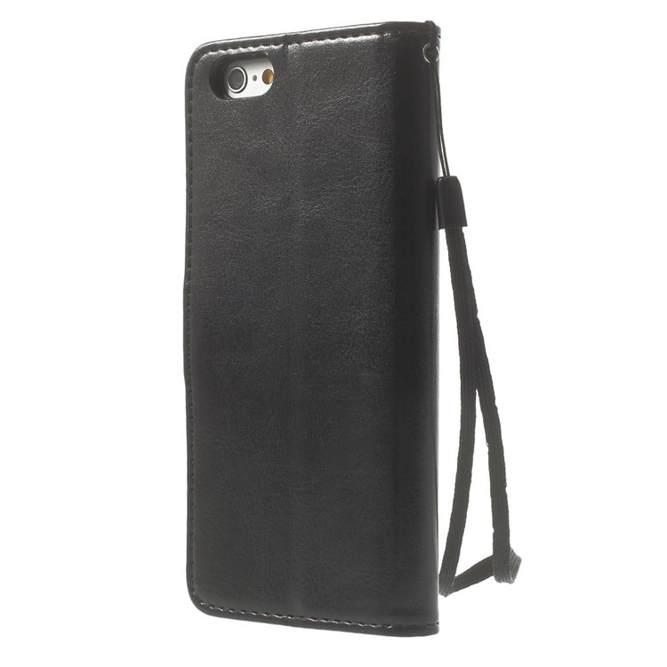 Crazy Horse Wallet Leather Stand Case for iPhone 6s / 6 4.7 inch - Black-2