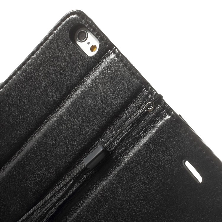 Crazy Horse Wallet Leather Stand Case for iPhone 6s / 6 4.7 inch - Black-7