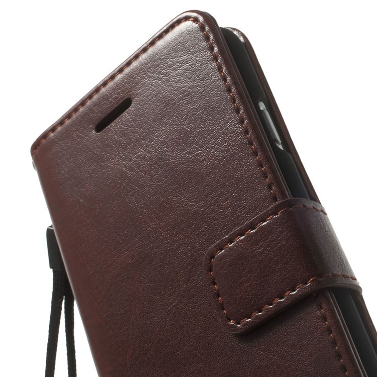 Crazy Horse Stand Leather Magnetic Case for iPhone 6s / 6 4.7 inch - Brown-7