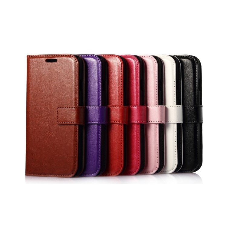 Oil Wax Crazy Horse Leather Magnetic Case w/ Stand for iPhone 6s / 6 4.7 inch - Red-3