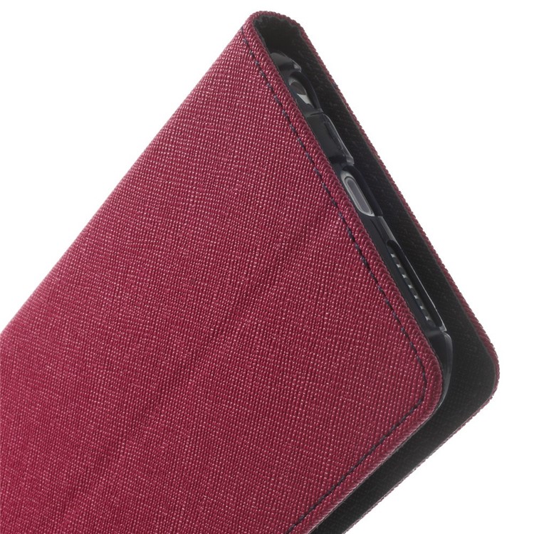 Mercury GOOSPERY Fancy Diary Leather Wallet Cover for iPhone 6 Plus / 6s Plus w/ Stand - Rose-10