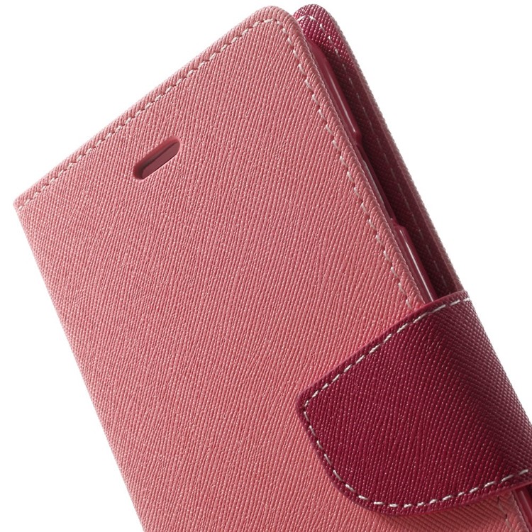 Mercury GOOSPERY Fancy Diary Wallet Leather Case for iPhone 6 Plus / 6s Plus w/ Stand - Pink-8