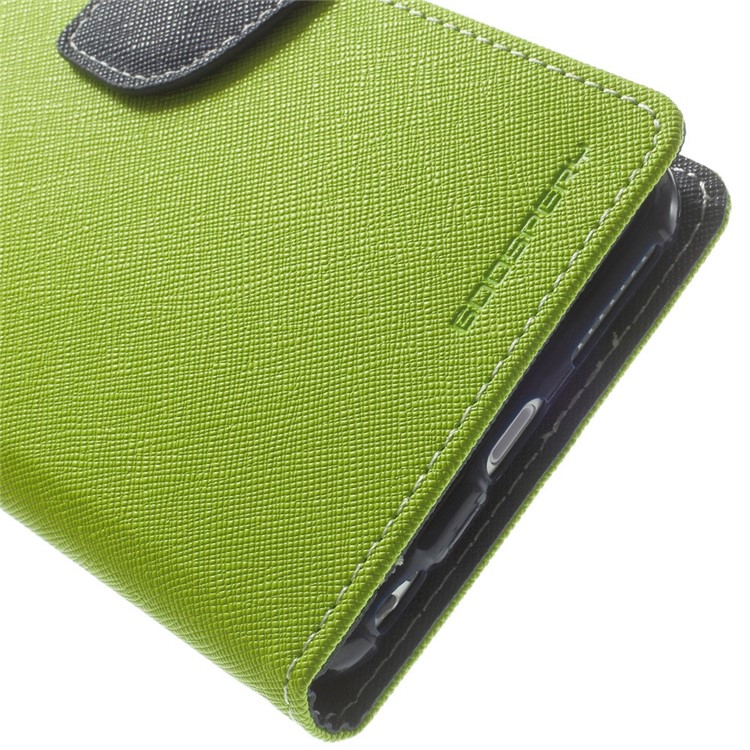 Mercury GOOSPERY Fancy Diary Wallet Leather Case for iPhone 6 Plus / 6s Plus w/ Stand - Green-10