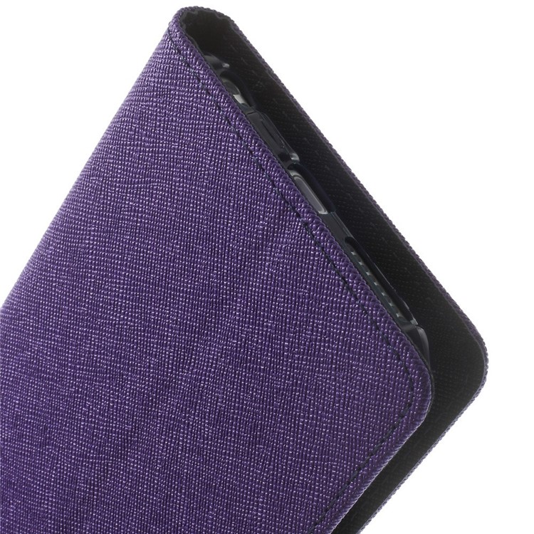 Mercury GOOSPERY Fancy Diary Wallet Leather Case for iPhone 6 Plus / 6s Plus w/ Stand - Purple-10