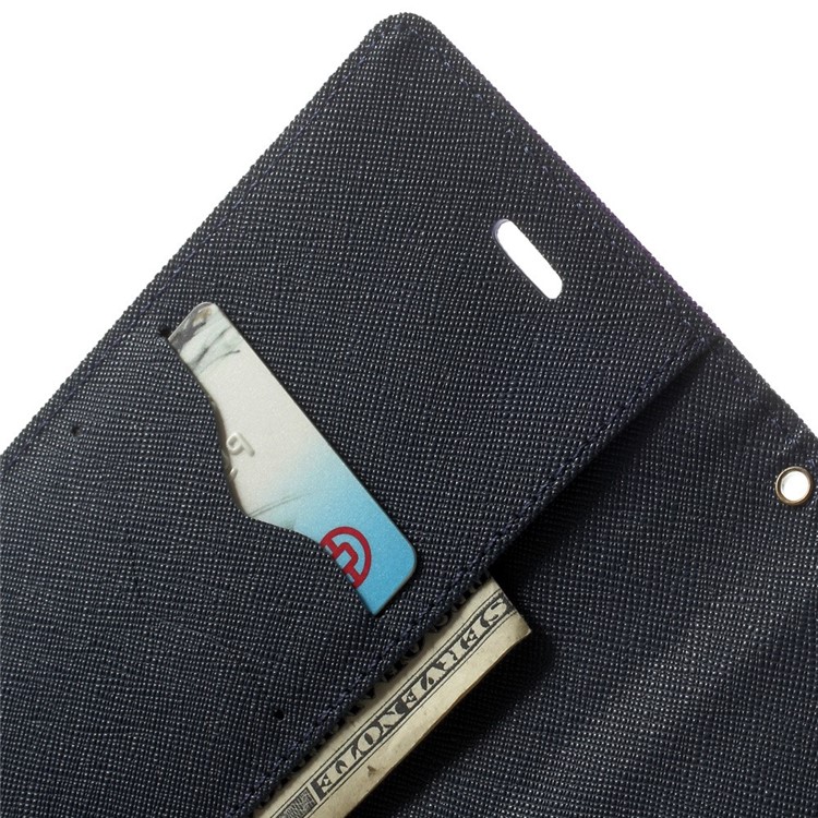 Mercury GOOSPERY Fancy Diary Wallet Leather Case for iPhone 6 Plus / 6s Plus w/ Stand - Purple-7