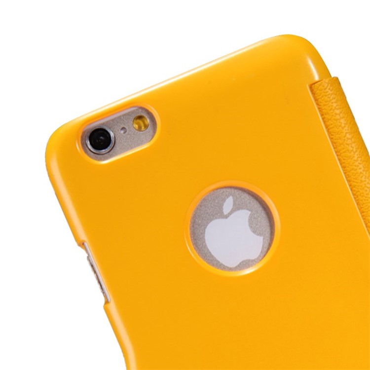 Nillkin Fresh Series Flip Leather Phone Case for iPhone 6 4.7 inch - Yellow-3