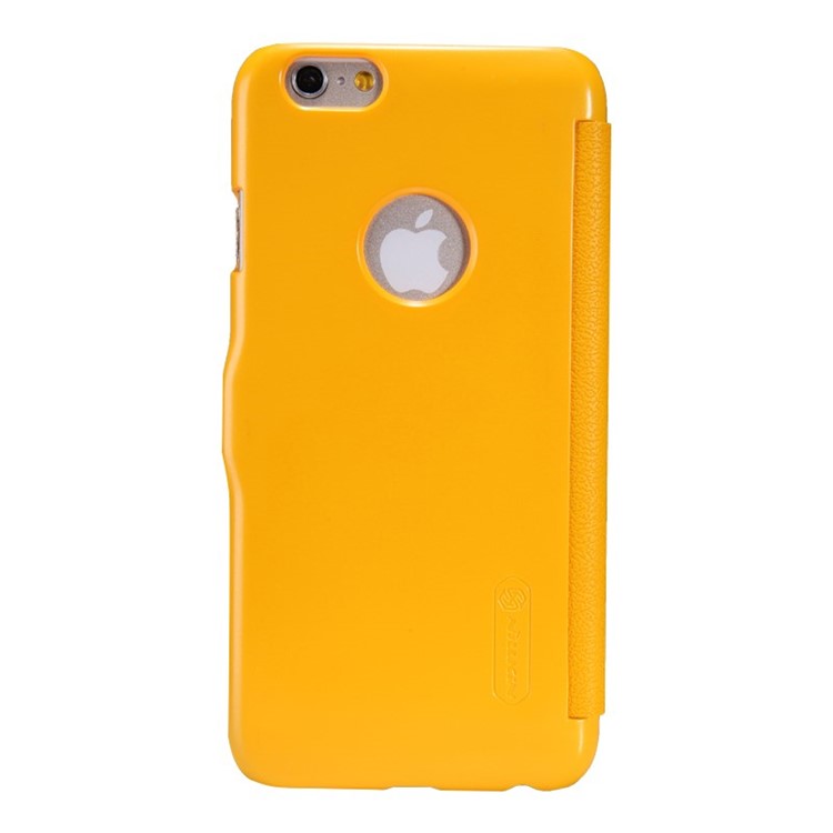 Nillkin Fresh Series Flip Leather Phone Case for iPhone 6 4.7 inch - Yellow-4